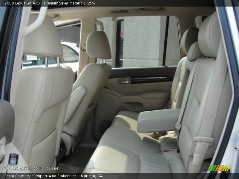 Titanium Silver Metallic / Ivory 2008 Lexus GX 470
