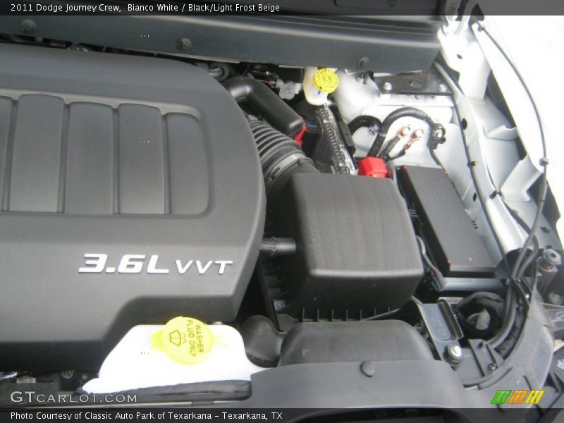  2011 Journey Crew Engine - 3.6 Liter DOHC 24-Valve VVT Pentastar V6