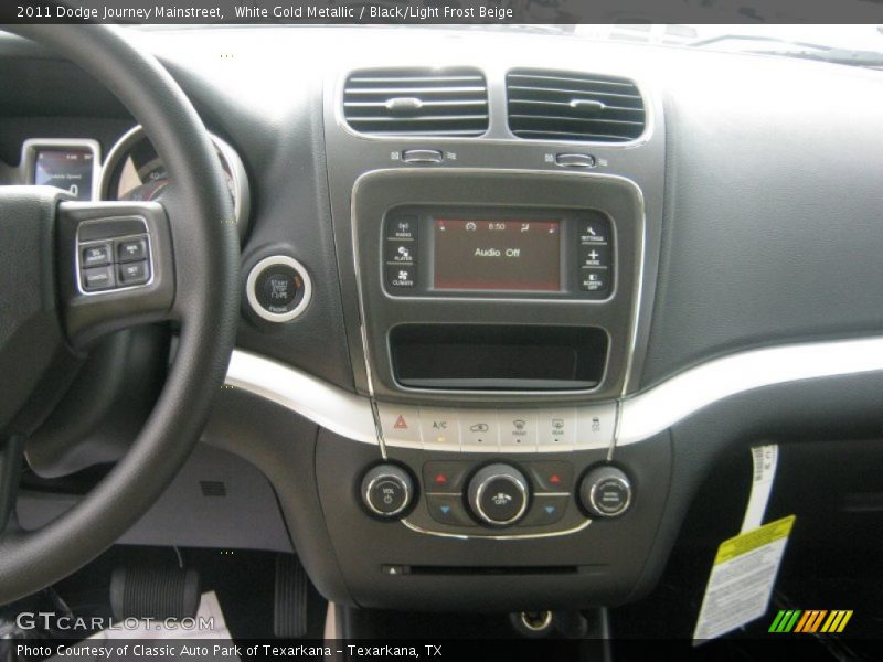 White Gold Metallic / Black/Light Frost Beige 2011 Dodge Journey Mainstreet