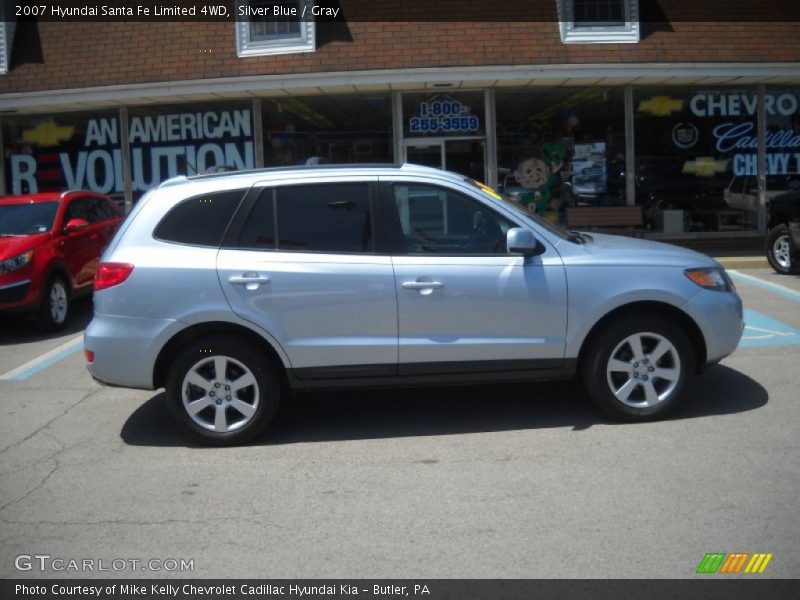 Silver Blue / Gray 2007 Hyundai Santa Fe Limited 4WD