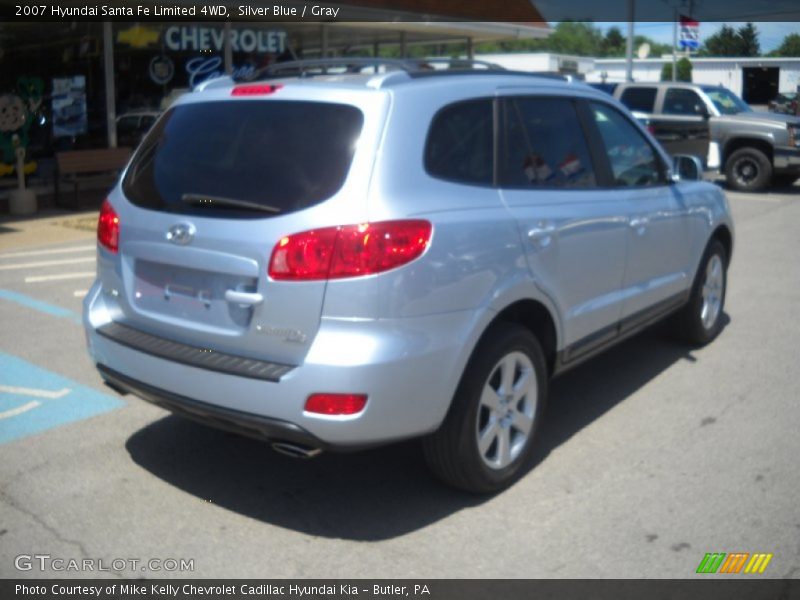 Silver Blue / Gray 2007 Hyundai Santa Fe Limited 4WD