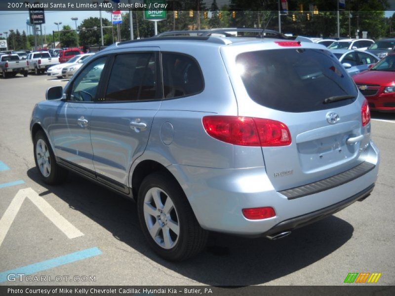 Silver Blue / Gray 2007 Hyundai Santa Fe Limited 4WD