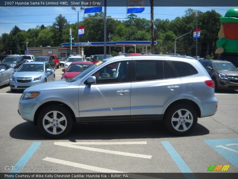 Silver Blue / Gray 2007 Hyundai Santa Fe Limited 4WD