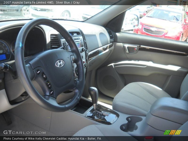 Silver Blue / Gray 2007 Hyundai Santa Fe Limited 4WD
