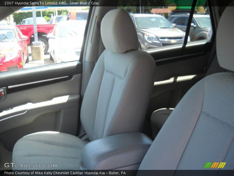Silver Blue / Gray 2007 Hyundai Santa Fe Limited 4WD