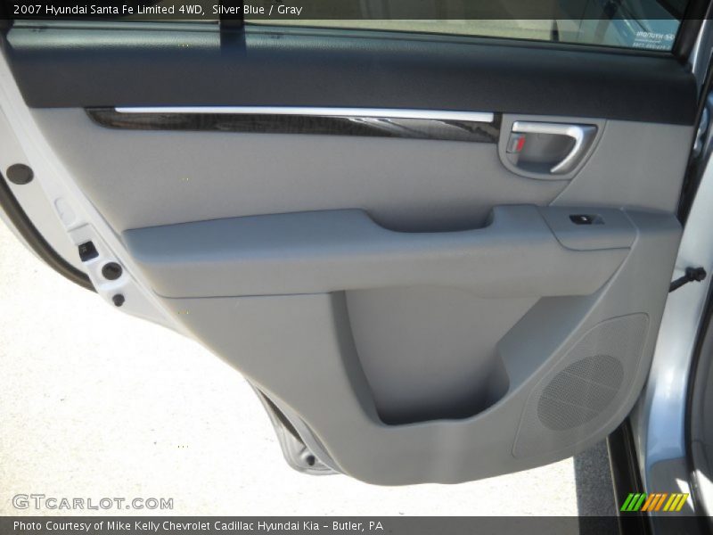 Silver Blue / Gray 2007 Hyundai Santa Fe Limited 4WD