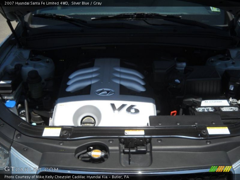 Silver Blue / Gray 2007 Hyundai Santa Fe Limited 4WD