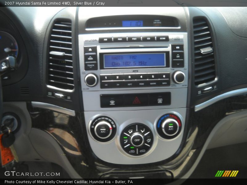 Silver Blue / Gray 2007 Hyundai Santa Fe Limited 4WD