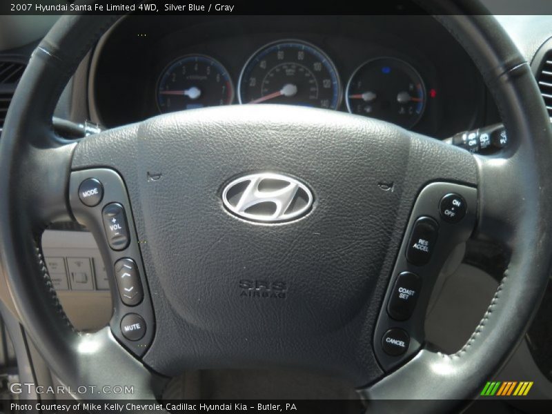 Silver Blue / Gray 2007 Hyundai Santa Fe Limited 4WD