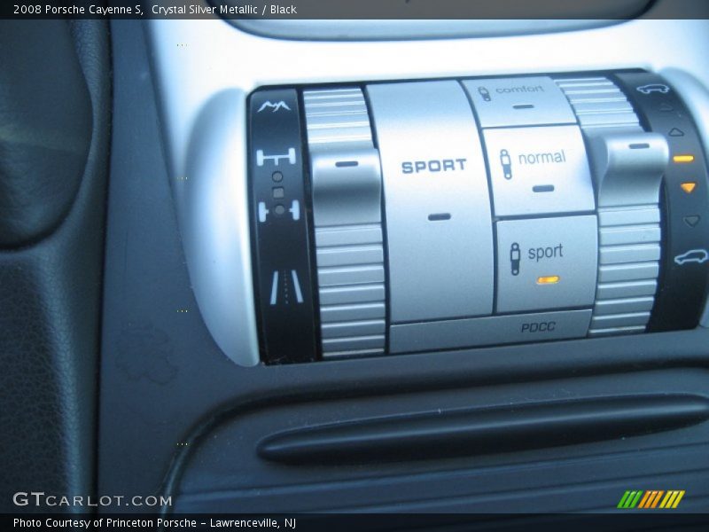 Crystal Silver Metallic / Black 2008 Porsche Cayenne S