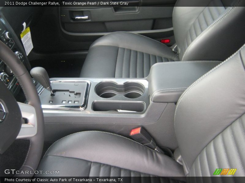Toxic Orange Pearl / Dark Slate Gray 2011 Dodge Challenger Rallye