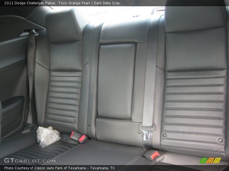 Toxic Orange Pearl / Dark Slate Gray 2011 Dodge Challenger Rallye
