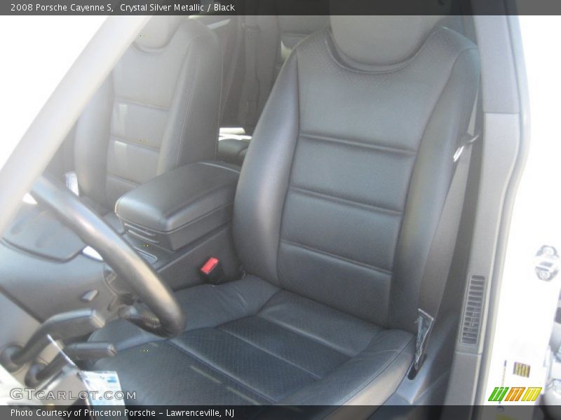 Crystal Silver Metallic / Black 2008 Porsche Cayenne S