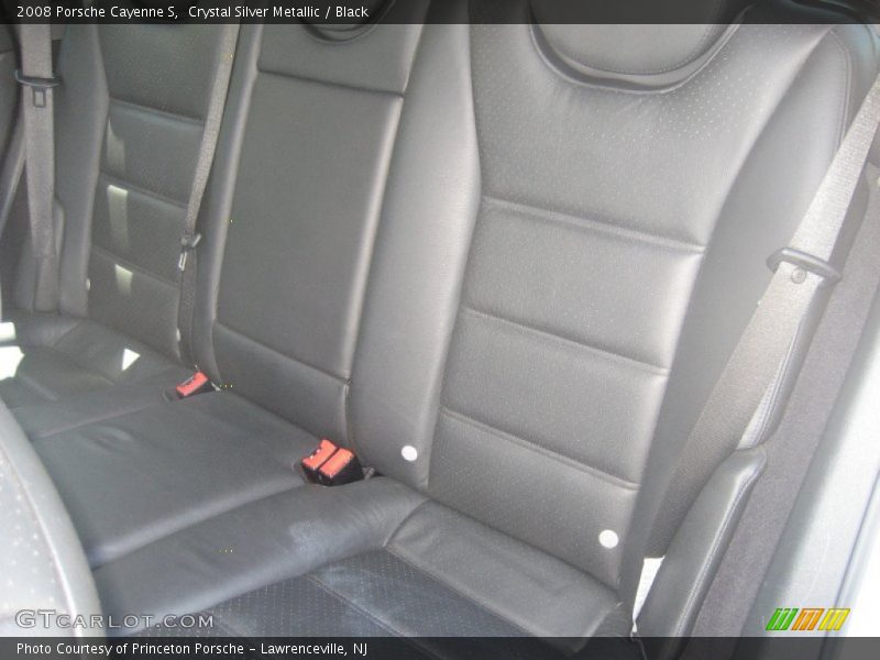 Crystal Silver Metallic / Black 2008 Porsche Cayenne S