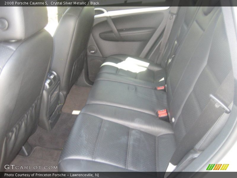 Crystal Silver Metallic / Black 2008 Porsche Cayenne S