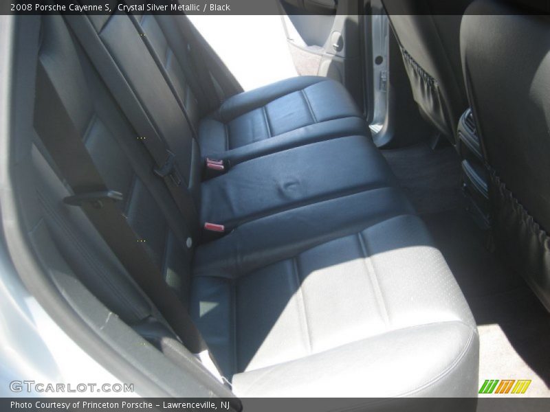 Crystal Silver Metallic / Black 2008 Porsche Cayenne S