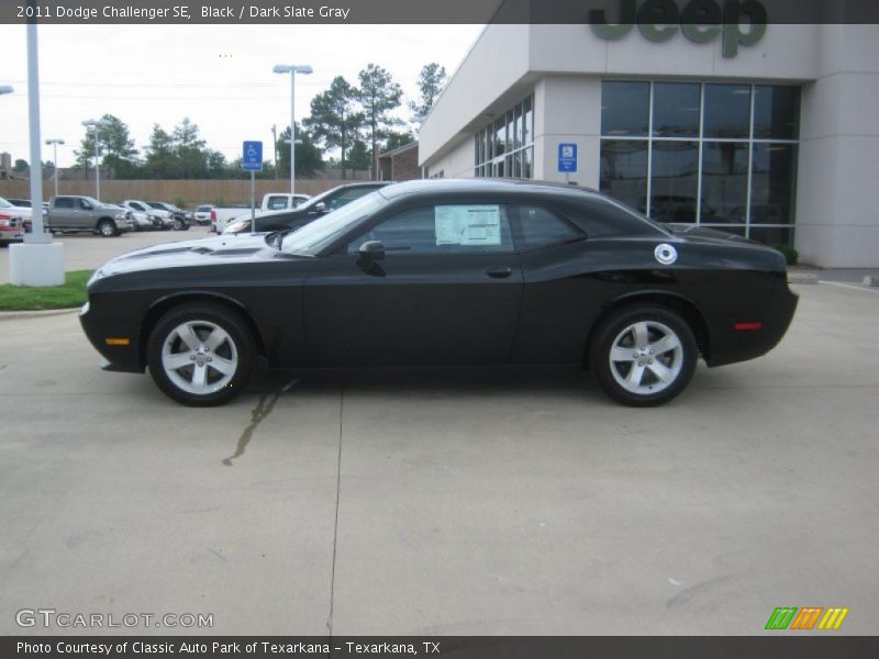 Black / Dark Slate Gray 2011 Dodge Challenger SE