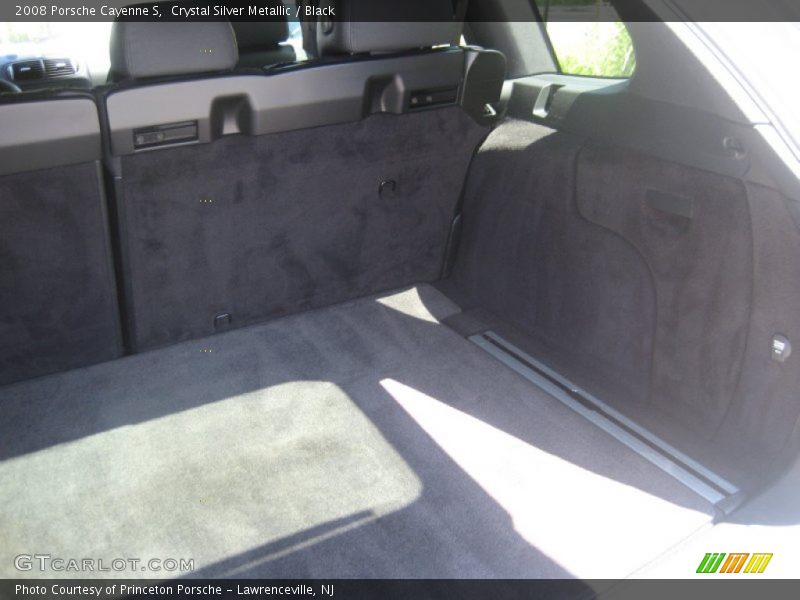 Crystal Silver Metallic / Black 2008 Porsche Cayenne S