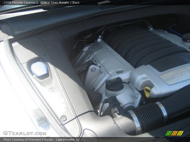 Crystal Silver Metallic / Black 2008 Porsche Cayenne S