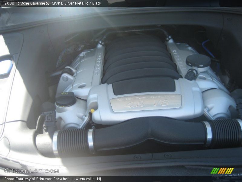 Crystal Silver Metallic / Black 2008 Porsche Cayenne S