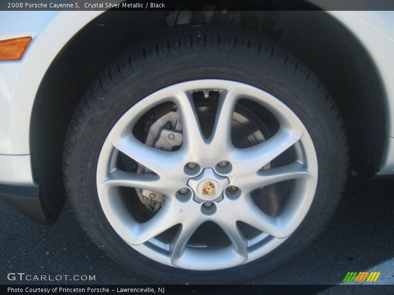 Crystal Silver Metallic / Black 2008 Porsche Cayenne S
