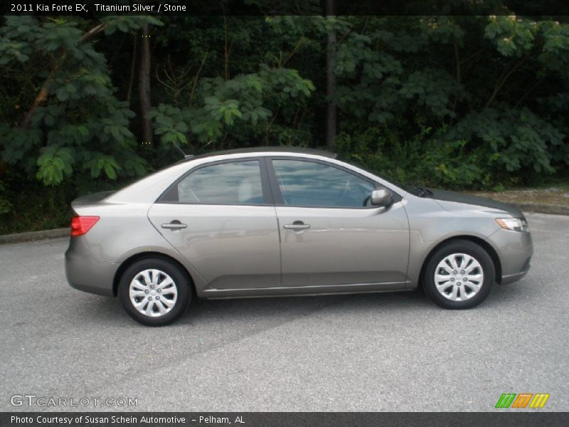Titanium Silver / Stone 2011 Kia Forte EX