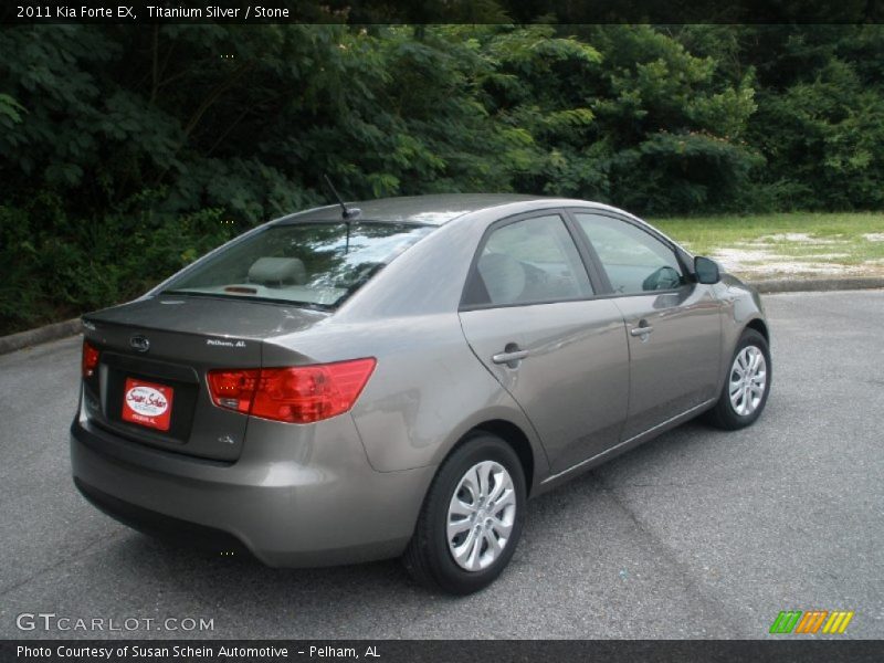 Titanium Silver / Stone 2011 Kia Forte EX