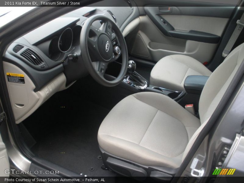  2011 Forte EX Stone Interior