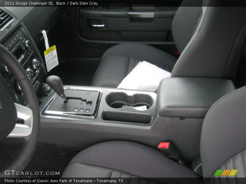 Black / Dark Slate Gray 2011 Dodge Challenger SE