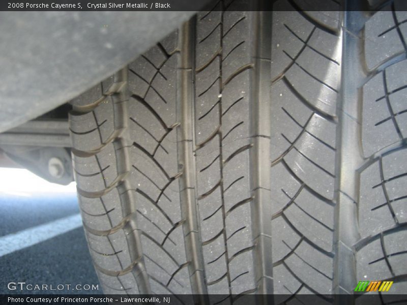 Crystal Silver Metallic / Black 2008 Porsche Cayenne S