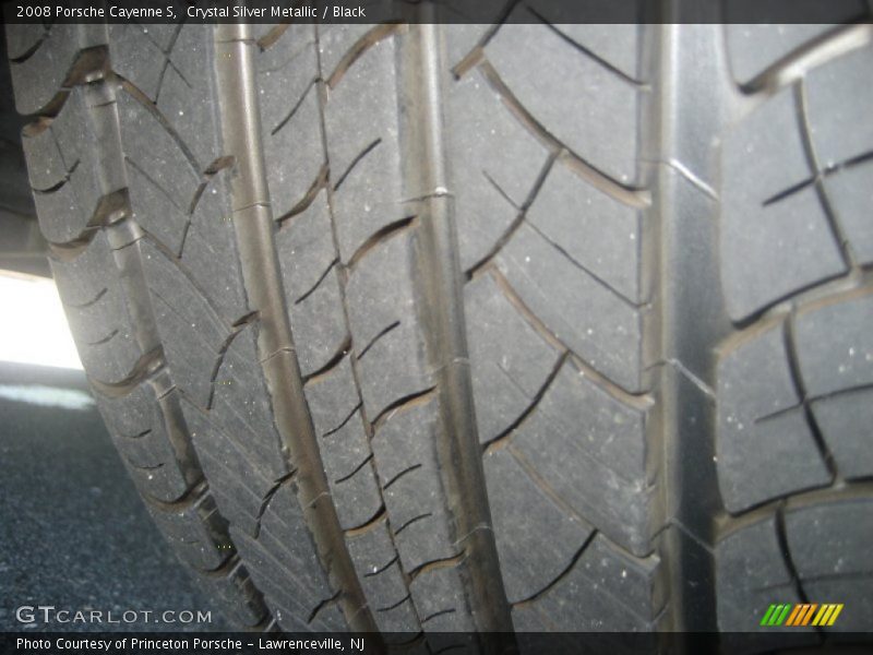 Crystal Silver Metallic / Black 2008 Porsche Cayenne S