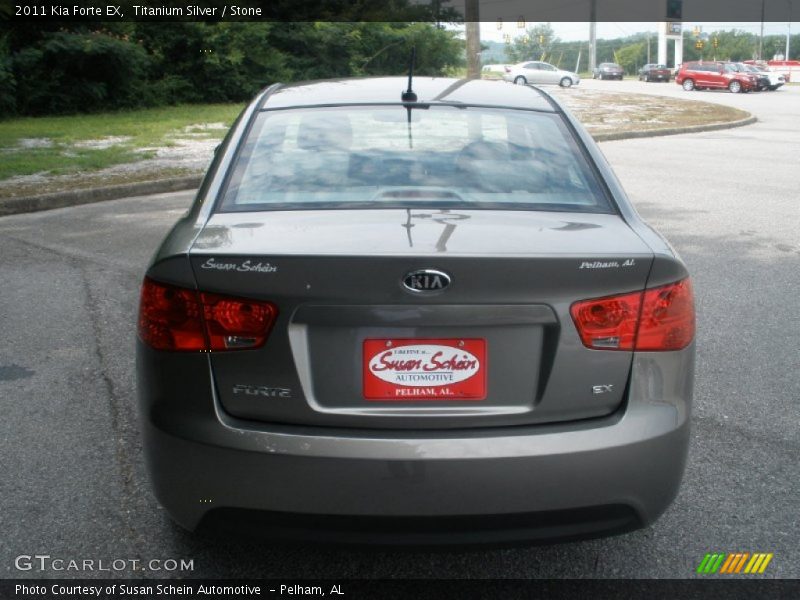 Titanium Silver / Stone 2011 Kia Forte EX