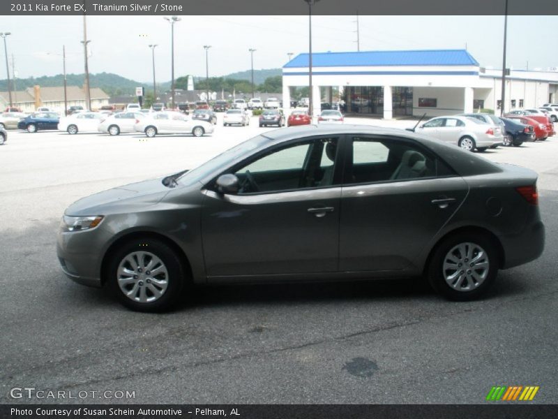Titanium Silver / Stone 2011 Kia Forte EX