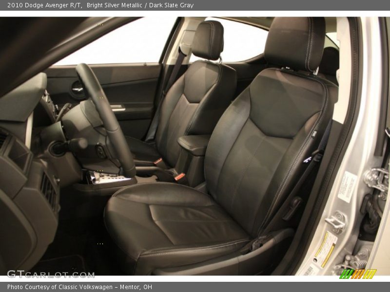 Bright Silver Metallic / Dark Slate Gray 2010 Dodge Avenger R/T