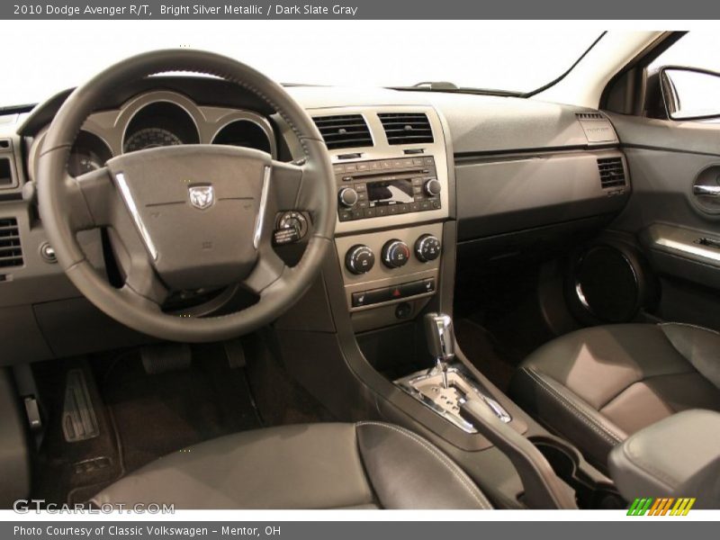 Bright Silver Metallic / Dark Slate Gray 2010 Dodge Avenger R/T