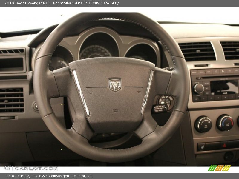 Bright Silver Metallic / Dark Slate Gray 2010 Dodge Avenger R/T