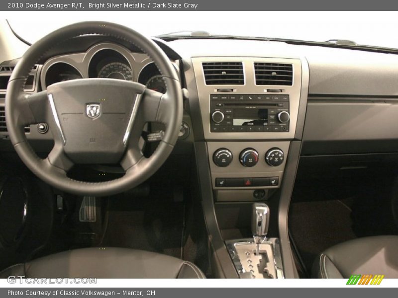 Bright Silver Metallic / Dark Slate Gray 2010 Dodge Avenger R/T