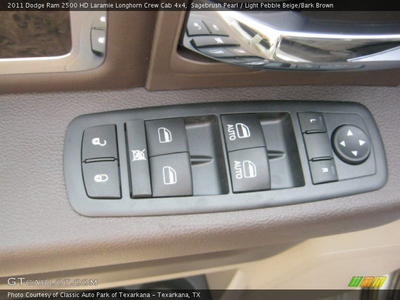 Sagebrush Pearl / Light Pebble Beige/Bark Brown 2011 Dodge Ram 2500 HD Laramie Longhorn Crew Cab 4x4