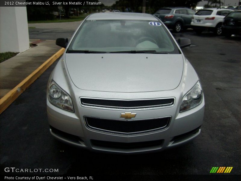 Silver Ice Metallic / Titanium 2012 Chevrolet Malibu LS