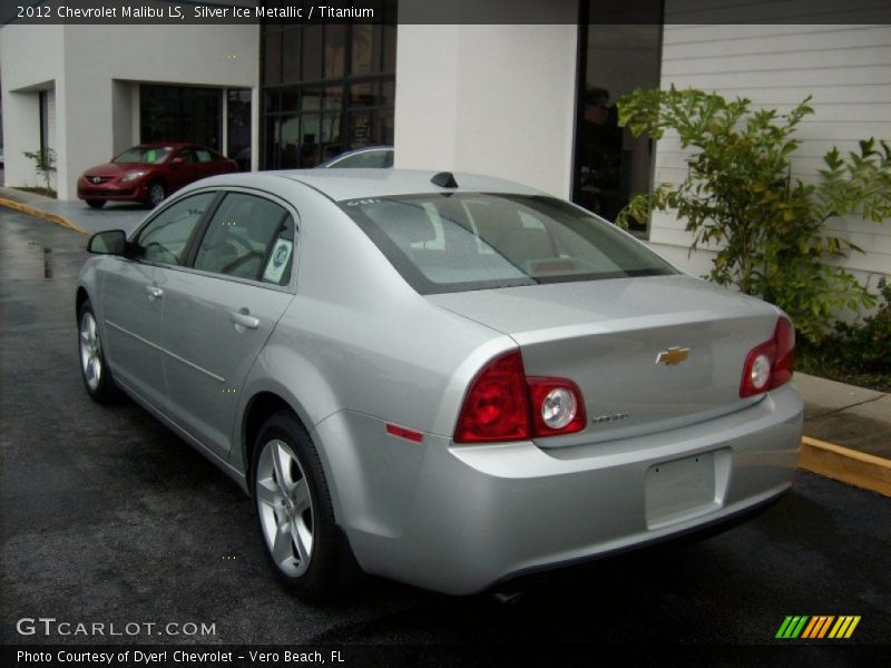 Silver Ice Metallic / Titanium 2012 Chevrolet Malibu LS