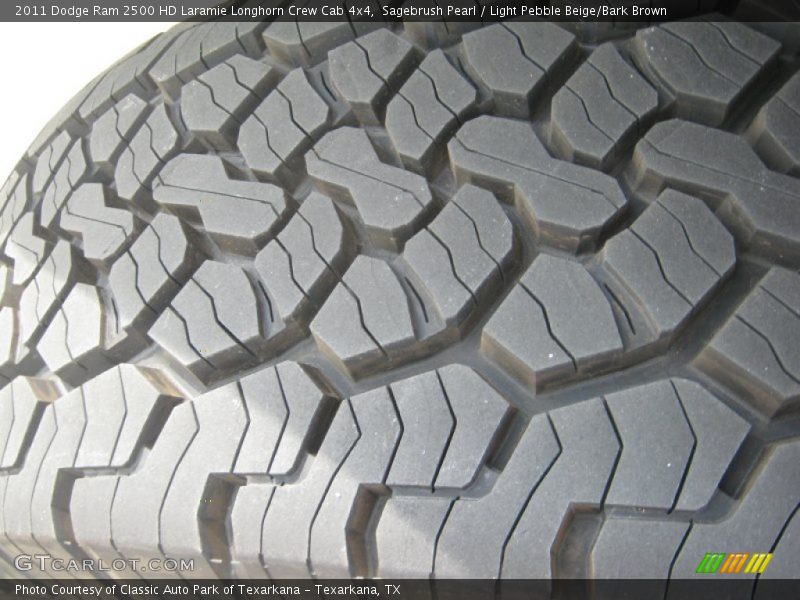Sagebrush Pearl / Light Pebble Beige/Bark Brown 2011 Dodge Ram 2500 HD Laramie Longhorn Crew Cab 4x4