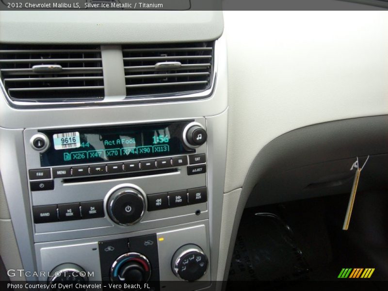 Controls of 2012 Malibu LS