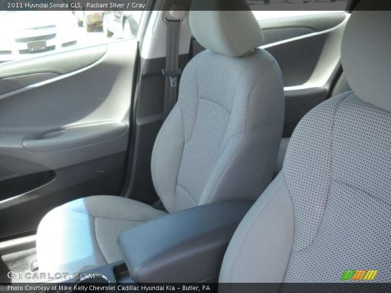 Radiant Silver / Gray 2011 Hyundai Sonata GLS