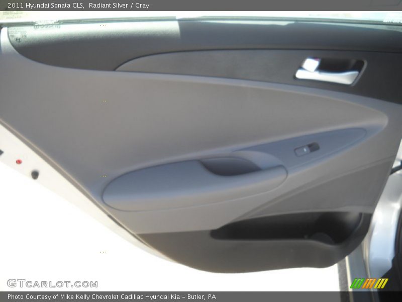 Radiant Silver / Gray 2011 Hyundai Sonata GLS