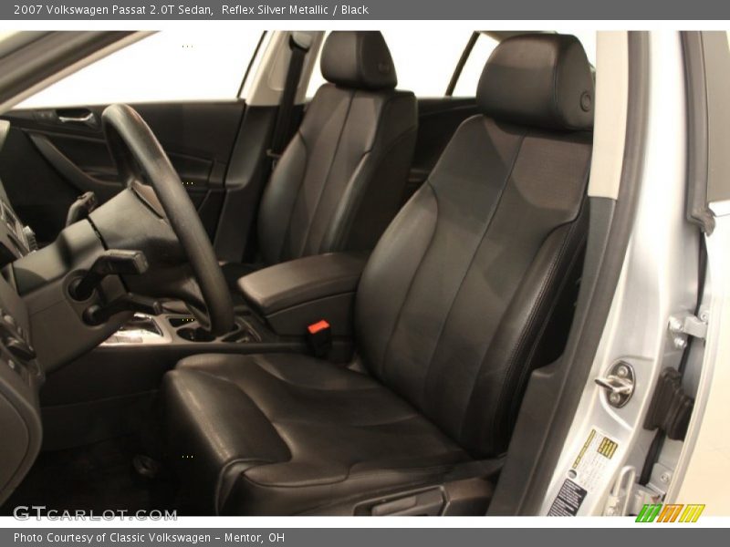 Reflex Silver Metallic / Black 2007 Volkswagen Passat 2.0T Sedan