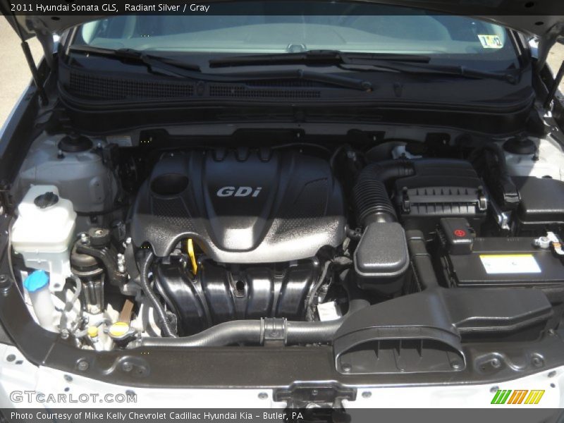 Radiant Silver / Gray 2011 Hyundai Sonata GLS