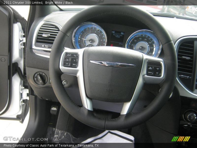 Bright White / Black 2011 Chrysler 300 Limited