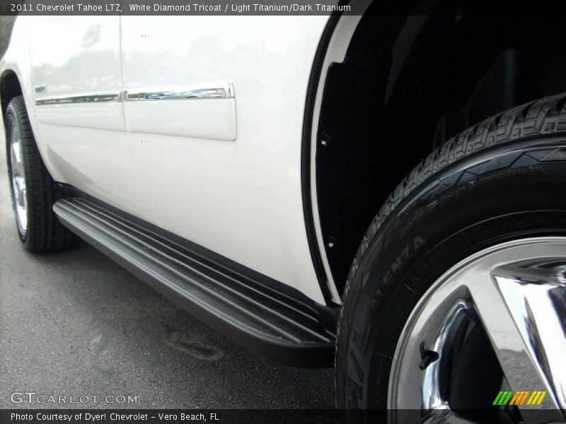 White Diamond Tricoat / Light Titanium/Dark Titanium 2011 Chevrolet Tahoe LTZ