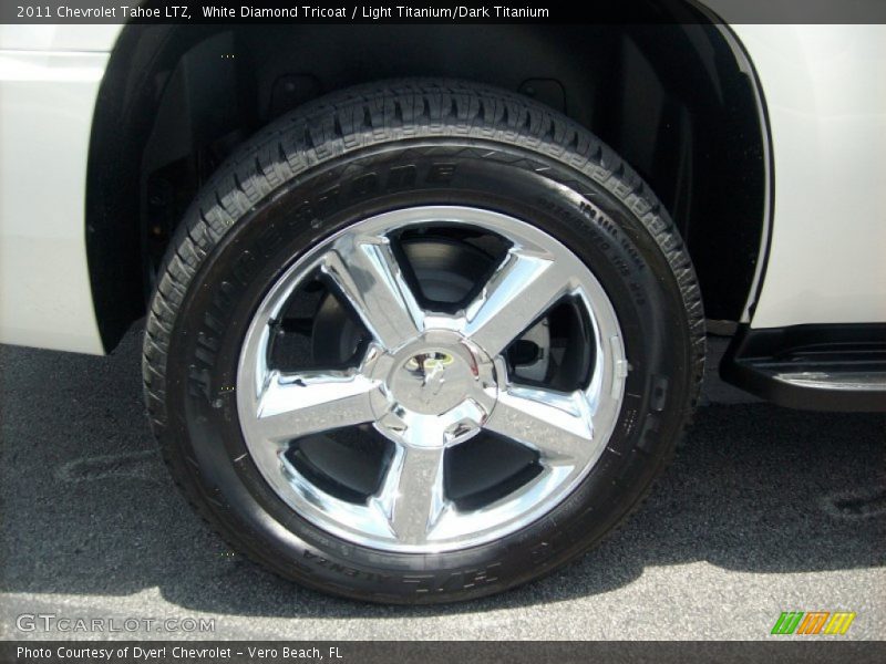 White Diamond Tricoat / Light Titanium/Dark Titanium 2011 Chevrolet Tahoe LTZ