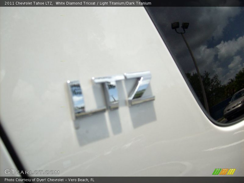 White Diamond Tricoat / Light Titanium/Dark Titanium 2011 Chevrolet Tahoe LTZ